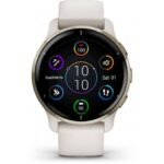 Montre Connectée Garmin Venu 2 Plus- Cream Gold- Bracelet Silicone – Image 3