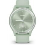 Garmin Vivomove Sport Silver Bracelet Vert d'Eau – Image 5
